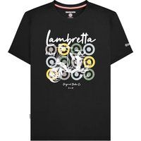 Herren T-Shirt mit Roller-Grafik