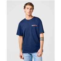 Herren T-Shirt mit Grafikmuster, normale Passform