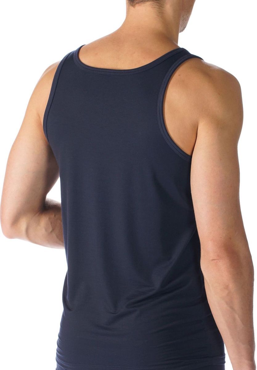 Klassisches marineblaues Tanktop aus Baumwolle