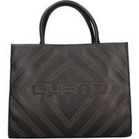 Strukturierte Tote Bag aus veganem Leder