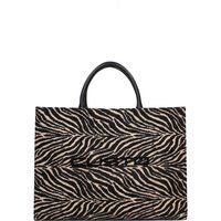 Strukturierte Tote Bag aus veganem Leder