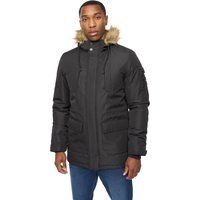 Crosshatch - "Parkmoore MVE" Parka für Herren (Schwarz)