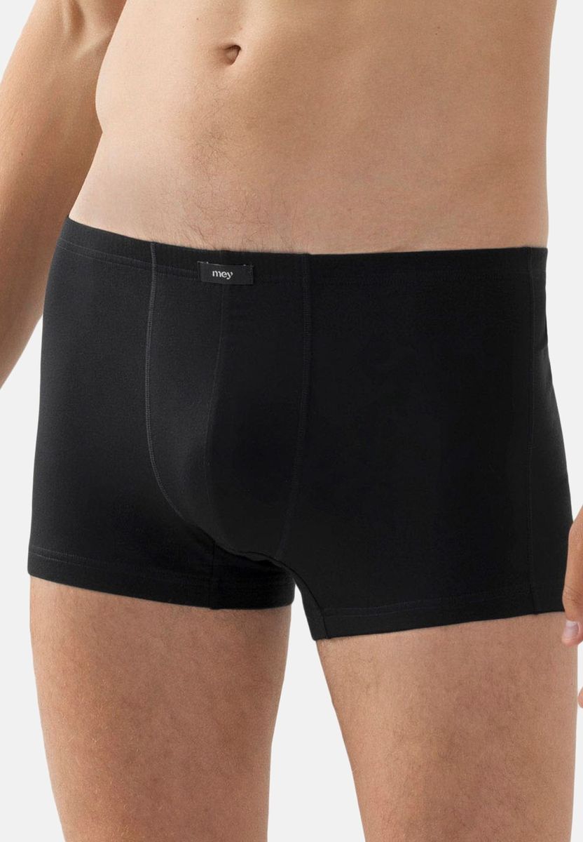 Herren Schwarze Stretch-Baumwoll-Boxershorts