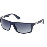 Rechteckige Sonnenbrille mit Vollrand