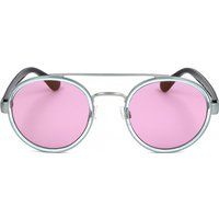 Runde Sonnenbrille mit Metallrahmen