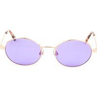 Ovale Sonnenbrille mit violetten Gläsern