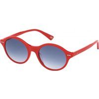 Ovale Sonnenbrille mit Farbverlaufsgläsern