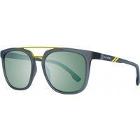 Moderne quadratische Sonnenbrille mit Brauensteg