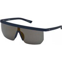 Schild Sonnenbrille mit verspiegelten Gläsern