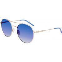 Runde Pilotenbrille mit blauem Farbverlauf