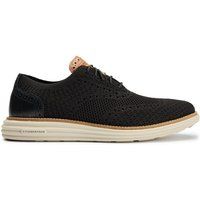 Grauer Strick-Oxford-Schuh für Herren