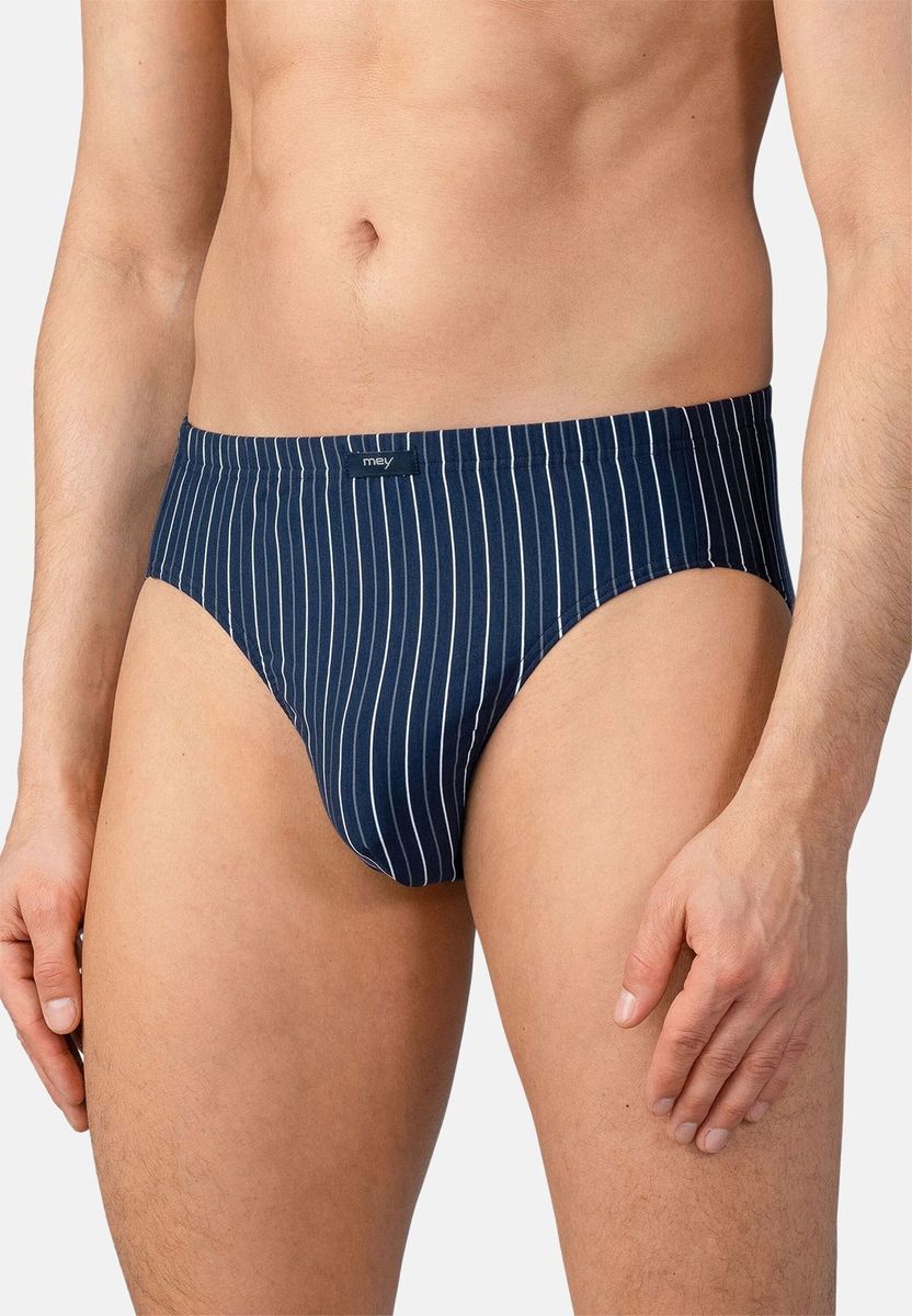Gestreifter Klassischer Slip mit Weichem Bund