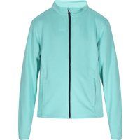 Lässige Jacke mit Reißverschluss in Türkis