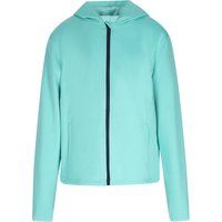 Lässige Jacke mit Reißverschluss in Türkis