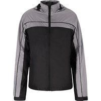 Zweifarbige Outdoorjacke mit Kapuze