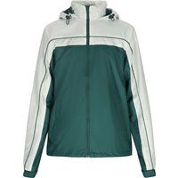 Zweifarbige Regenjacke mit Kapuze Unisex