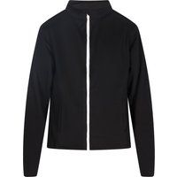 Schwarze Kapuzenjacke mit Reißverschluss