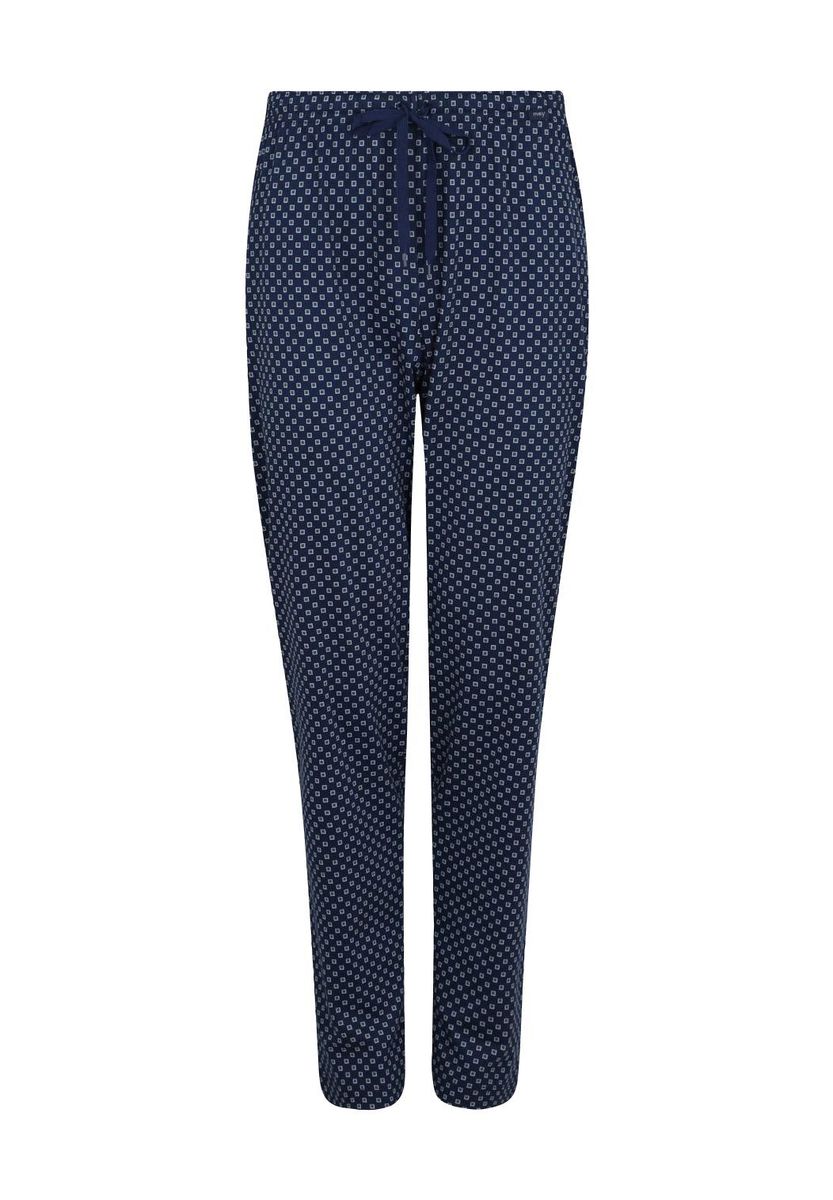 Gemusterte Herren-Loungewear-Hose mit Kordelzug