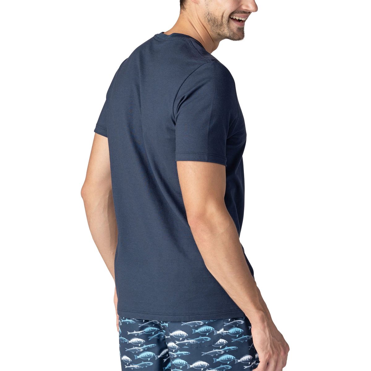 Klassisches Henley-Oberteil aus Baumwolle