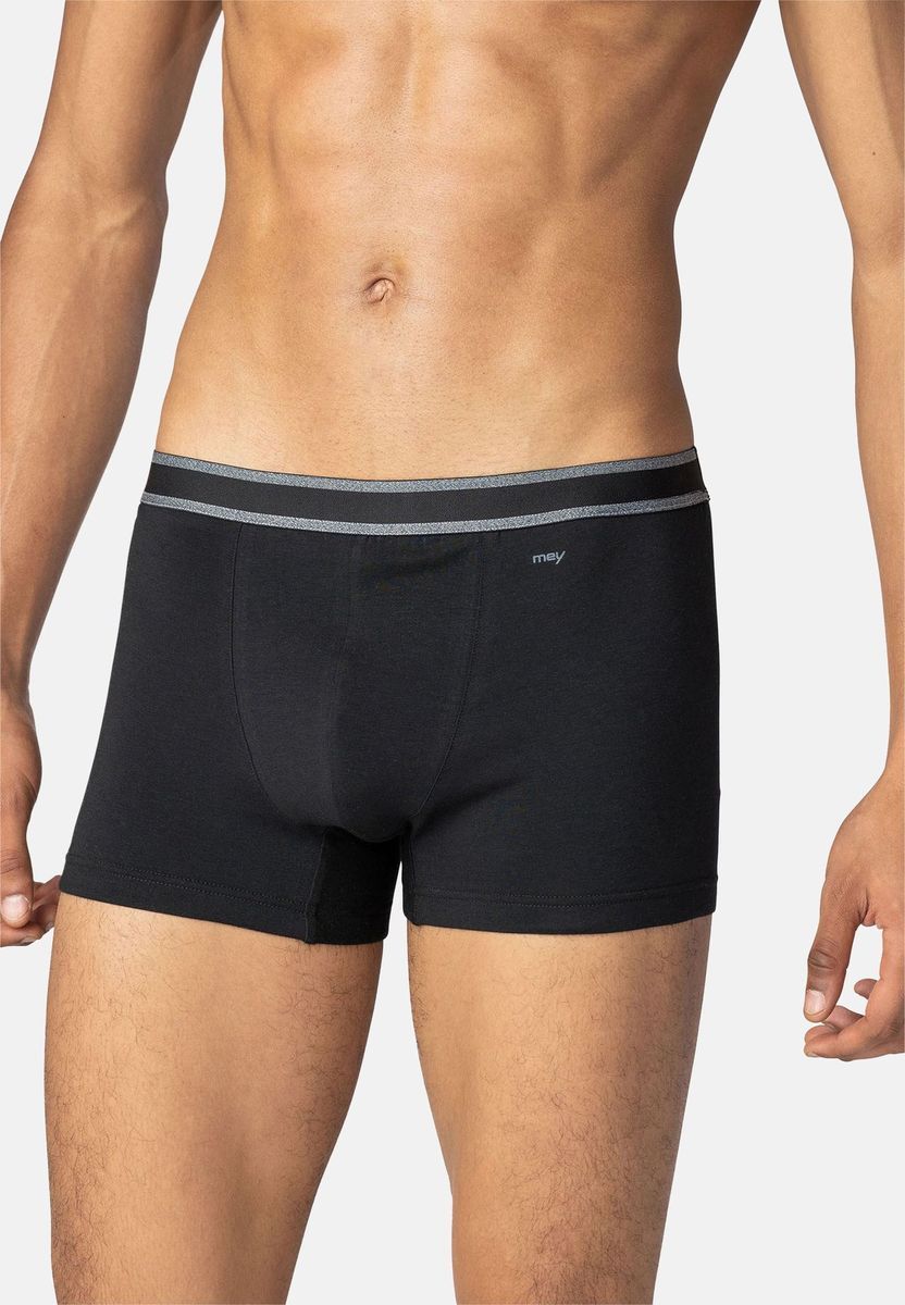 Herren Schwarze Boxershorts mit Logo-Bund