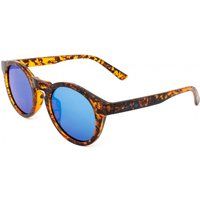 Runde Schildpatt Sonnenbrille Blaue Gläser