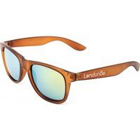 Braune Sonnenbrille mit quadratischem Rahmen