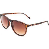 Runde Sonnenbrille mit Schildpattmuster