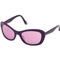 Lila Cat-Eye Mode Sonnenbrille