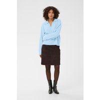 Lockerer Strickpullover mit Polokragen