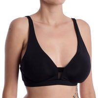 Kabelloser Triangel-BH mit Mesh-Detail