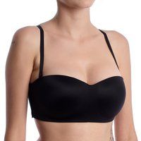 Kabelloser trägerloser Bandeau-BH mit Polsterung