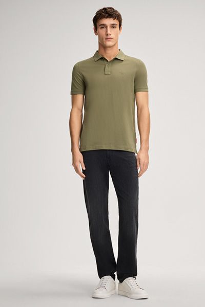 JOOP! Beeke Poloshirt in Olivgrün Baumwolljersey