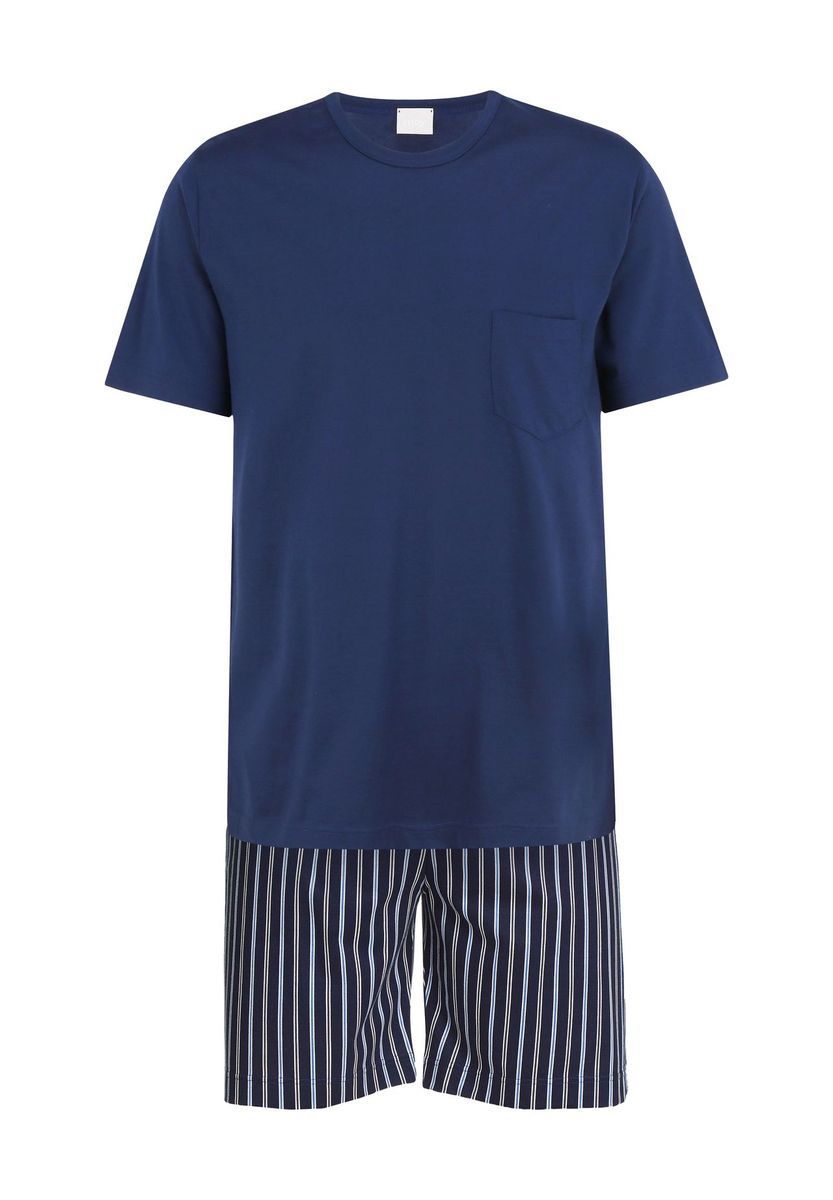 Gestreiftes Kurzes Schlafanzug Set