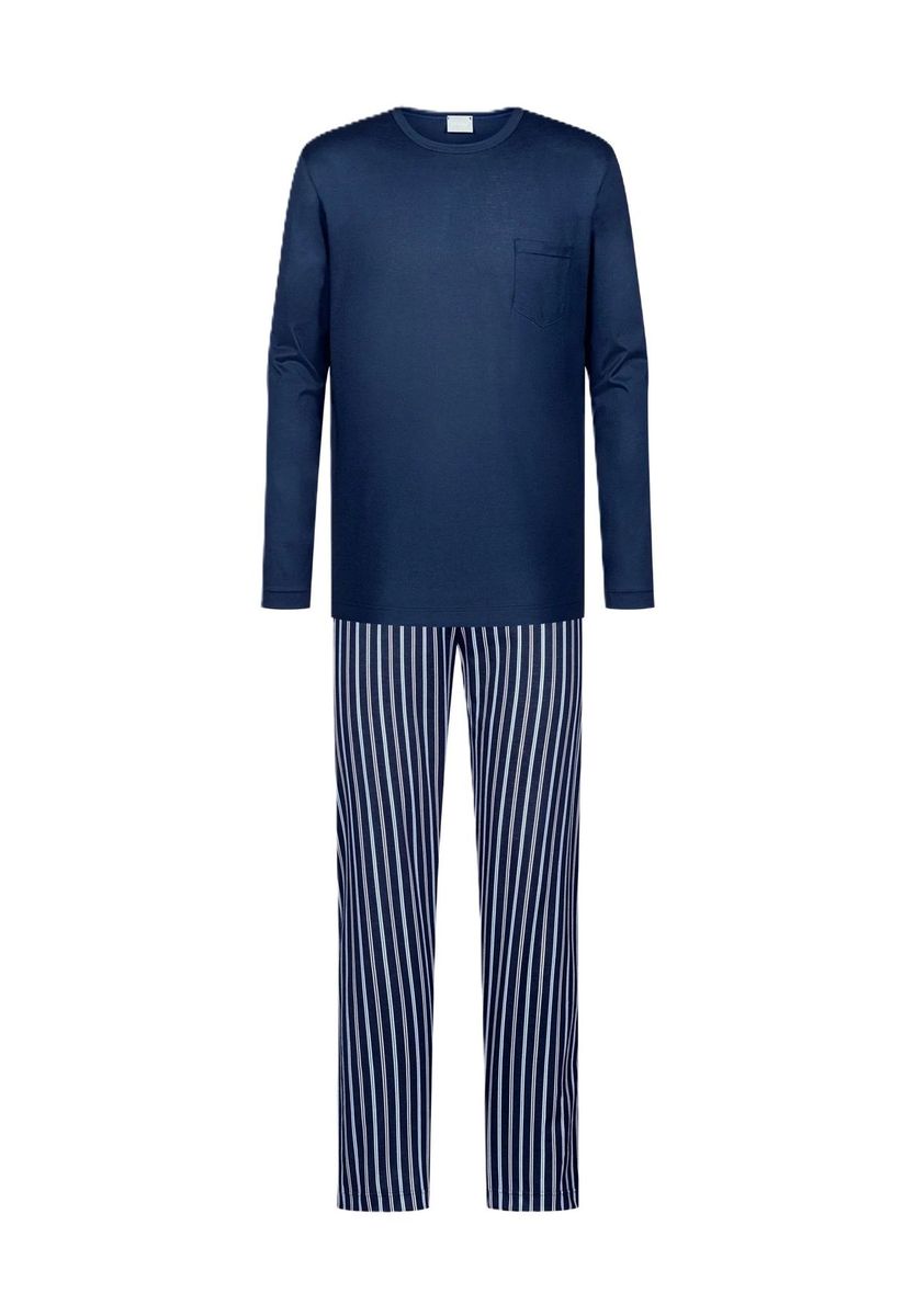 Herren Langarm-Schlafanzug-Set