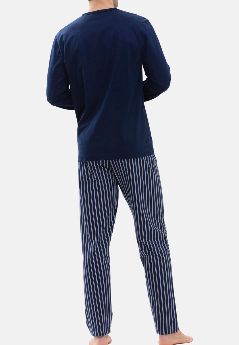 Herren Langarm-Schlafanzug-Set