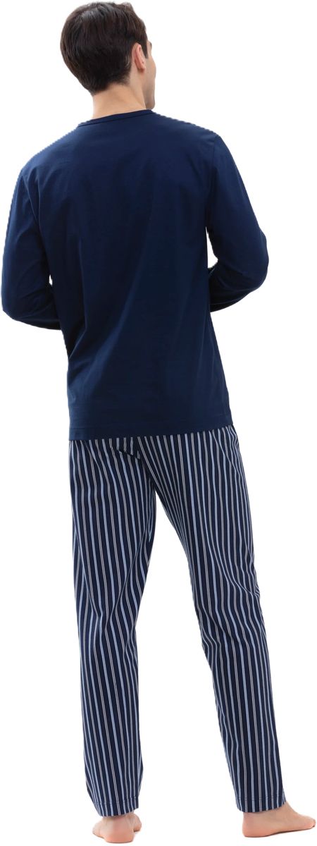 Herren Langarm-Schlafanzug-Set