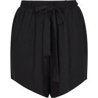 Shorts mit Bindegürtel und lockerer Passform