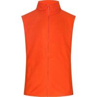 Herren Ärmellose Fleeceweste Orange