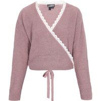 Dreimaster Strickjacke Frauen Vintage-Rose
