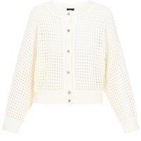 Dreimaster Strickjacke Frauen cremefarben