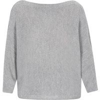 Dreimaster Pullover Frauen Graumelange