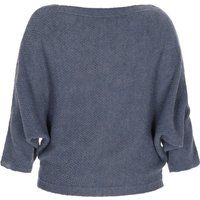 Dreimaster Pullover Frauen grau blau