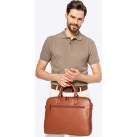 Herren Kunstleder 16-Zoll Laptoptasche