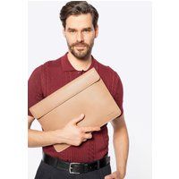 Minimalistische Laptop-Tasche aus Kunstleder