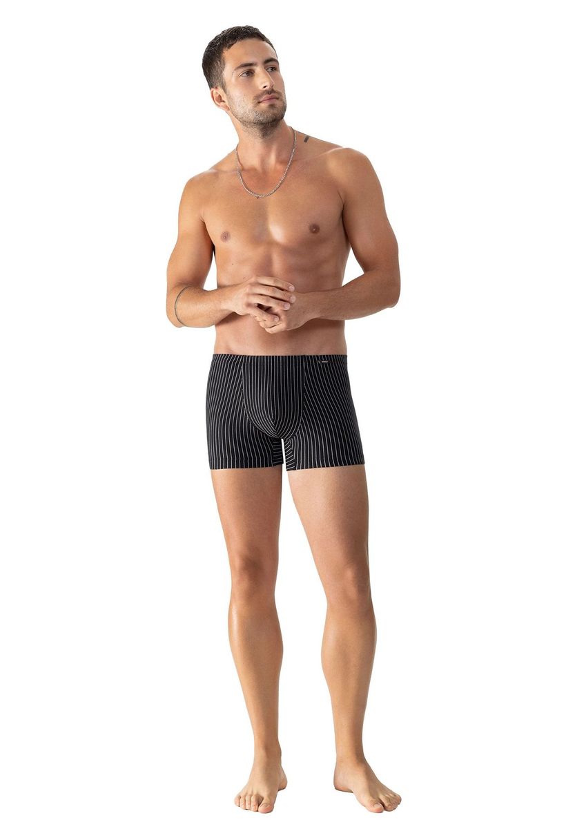 Gestreifte Stretch Baumwoll Trunk Unterwäsche