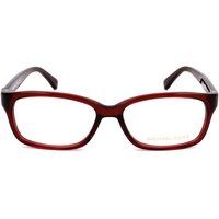 Burgunderfarbene Kunststoffbrille (Fassung)