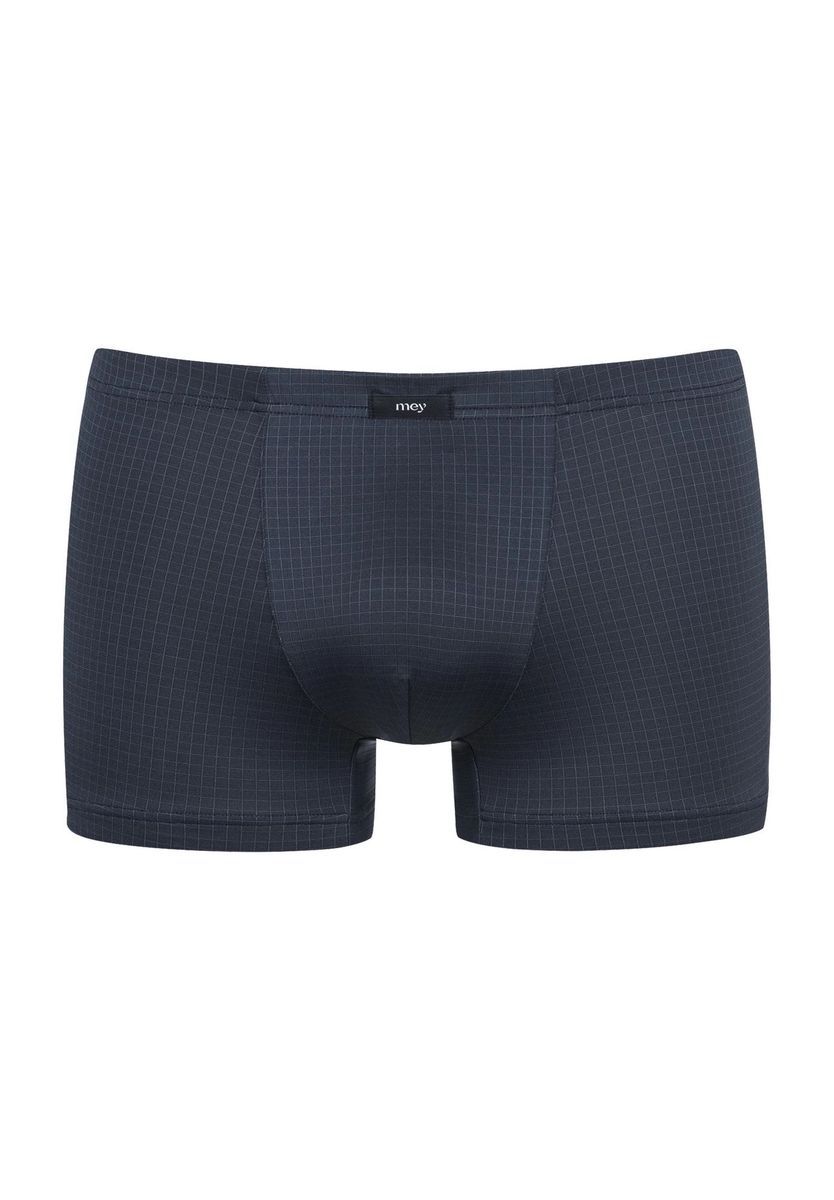 Blaue karierte Herren-Boxershorts