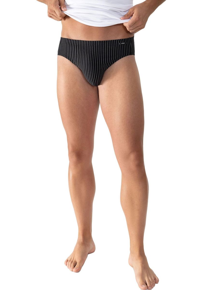 Herren-Slip aus Baumwoll-Stretch mit Streifen