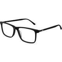 Schwarze rechteckige Vollrandbrille