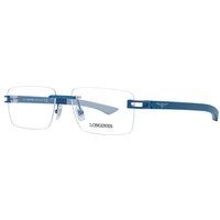 Blaue Metallbrille (Fassung)